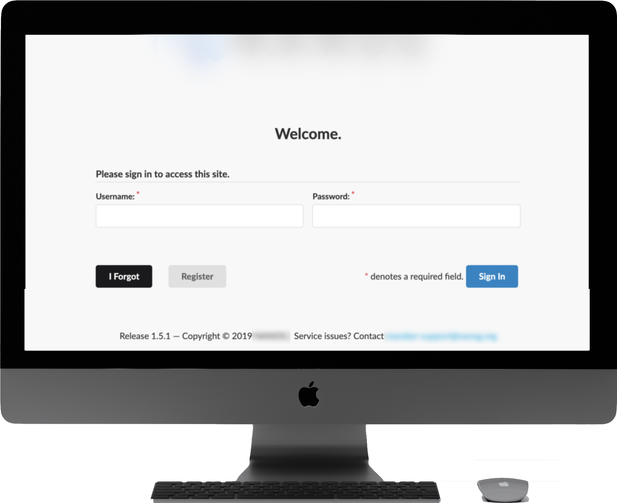 Profile service website for Conference Organizer